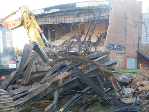 Wayne Theatre - Demolition